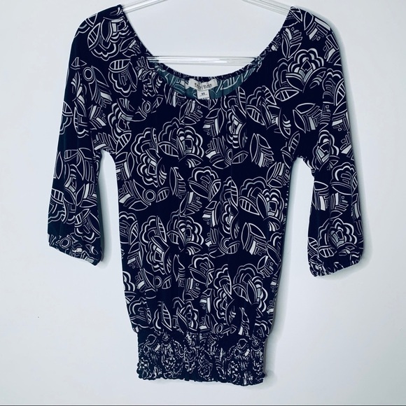 WHITE house black market peasant blouse size XS - Picture 1 of 6